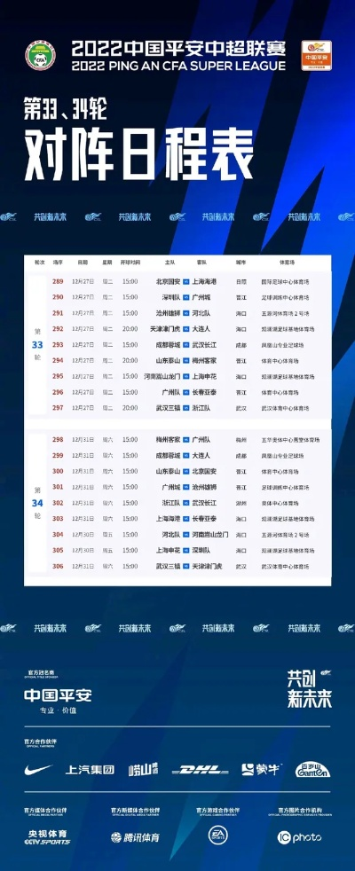 中超鲁能赛程 赛程安排及球队情况介绍